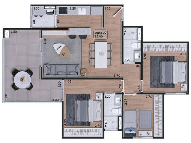 Apartamento para Venda em Caraguatatuba - 5